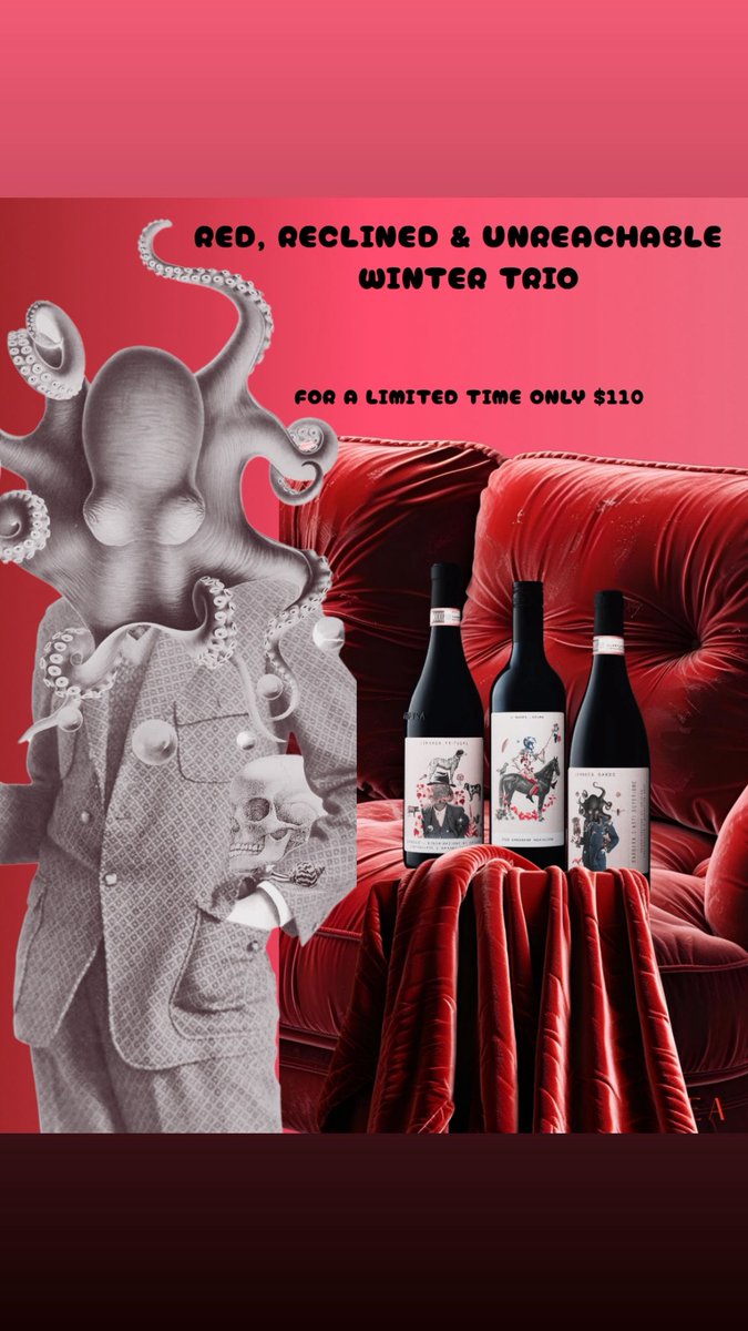 Left the group chat. Still judges the playlist.
📍 Status: Rarely well behaved, never out of reach.
⸻
The Red, Reclined &amp; Slightly Unreachable Trio
✨ Available online now — limited winter drop
linnaeavineyards.com
#wine #melbourneweather #Australia #winelover