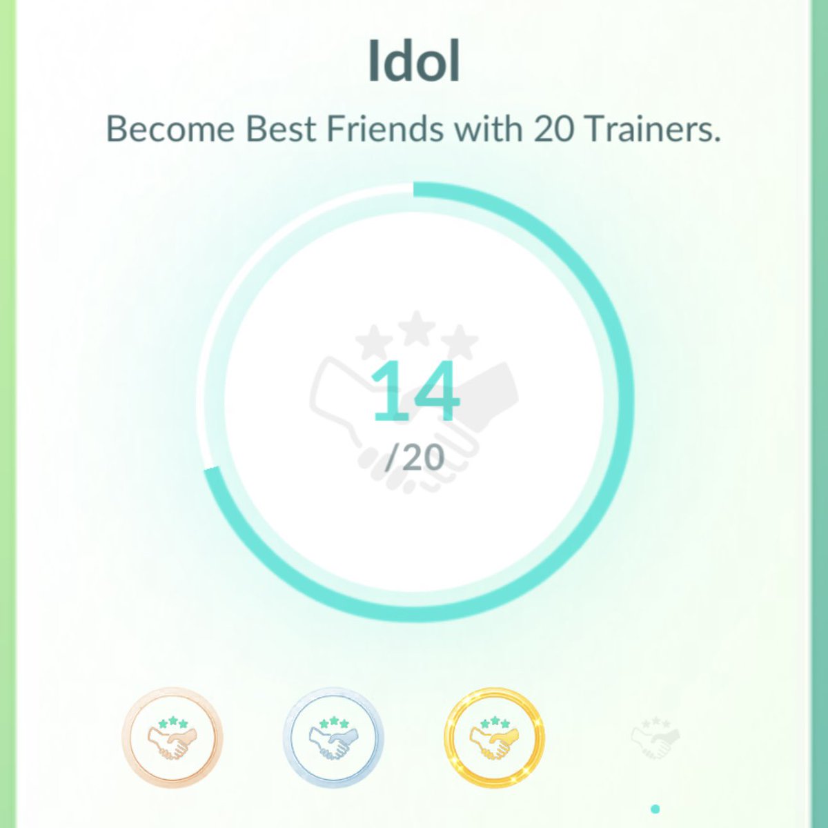 PokeNOBU's tweet photo. I need 6 people who send/open gifts almost daily to help complete my Idol medal. 🏅

Please comment your friend code below and I’ll randomly add 6 people. 🤝

#PokemonGOfriends #PokemonGO https://t.co/nzjpiThVNe