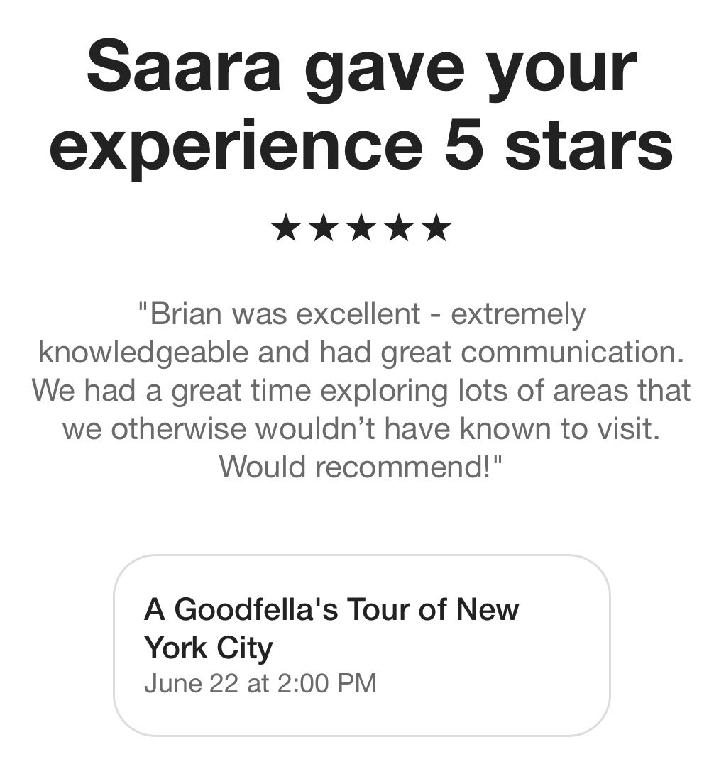 THANK YOU Saara airbnb.com/experiences/24…