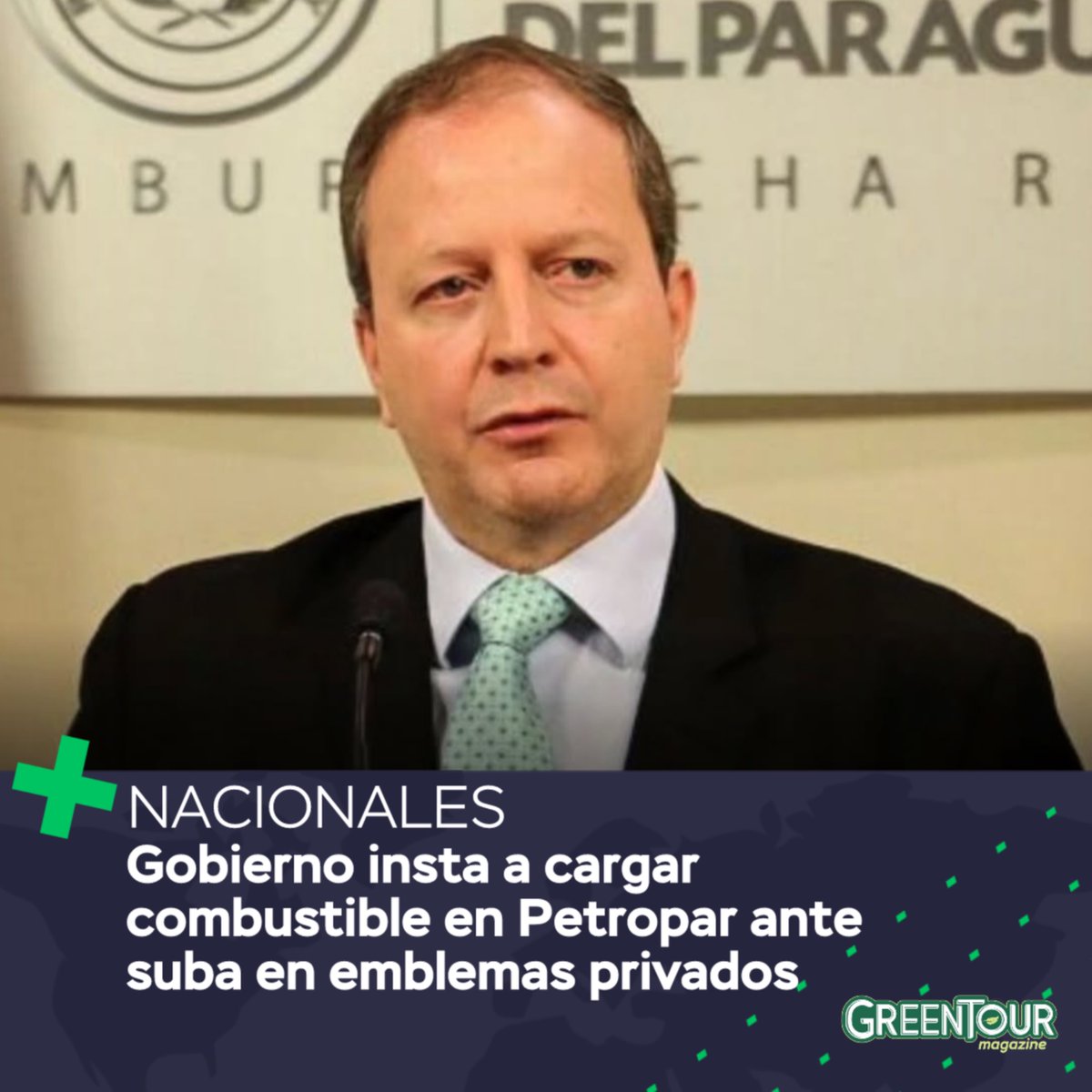 El ministro de Economía, Carlos Fernández Valdovinos, recomendó a los ciudadanos optar por las estaciones de servicio de Petropar como una forma de respuesta ante el aumento de precios en los emblemas privados. Según afirmó, “el mismo consumidor puede presionar” el mercado
