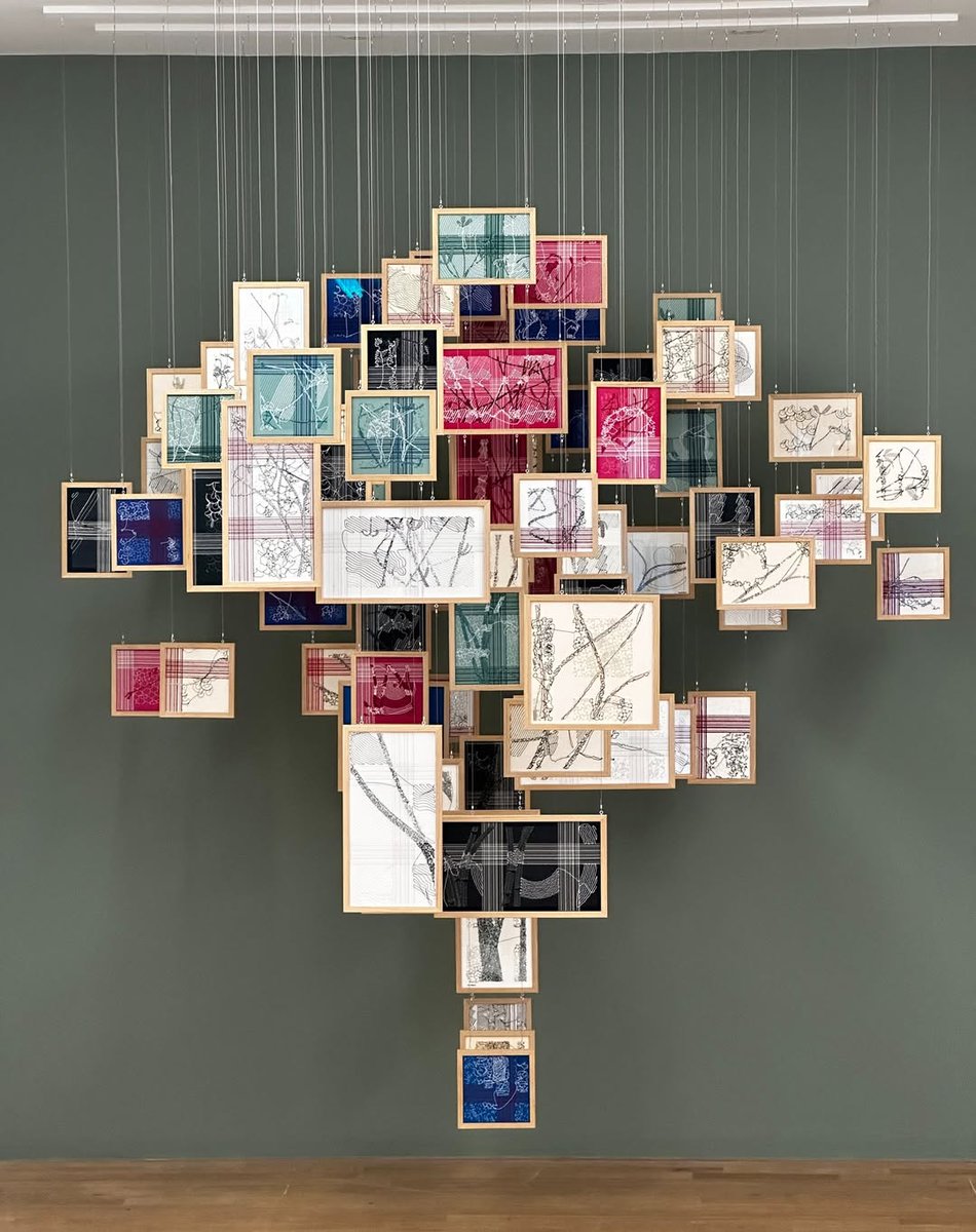 Tree_Line, <a href="/zancan/">zancan 🌿</a>'s first solo exhibition, is truly remarkable! Congrats, Michael! Aux Arbres, tree 138, shines IRL. On view until August 2 at <a href="/bitforms/">bitforms gallery</a> (photo credit).