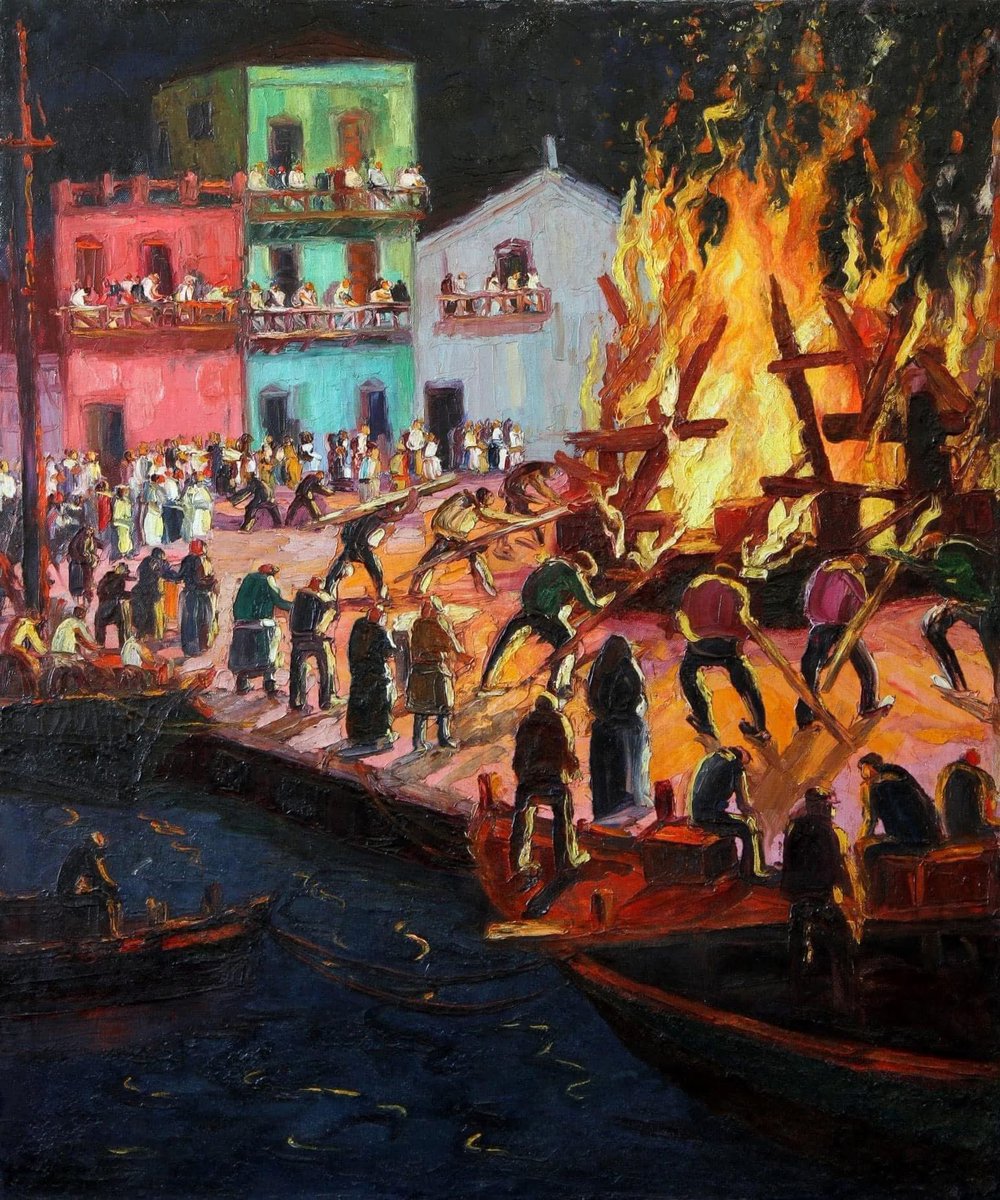 JOYAS DE LA COLECCIÓN… ¡para esta Noche del 24 de Junio!

Benito Quinquela Martín (1890-1977) “Fogata de San Juan”, 1940, Óleo, 125 x 105 cm.