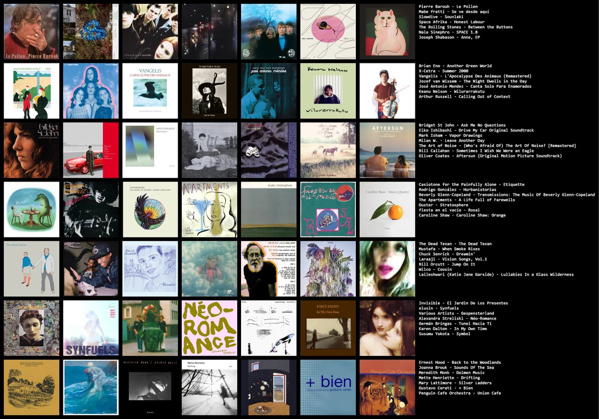 Algunos de mis discos favoritos para las tardes de lluvia frente a la ventana: