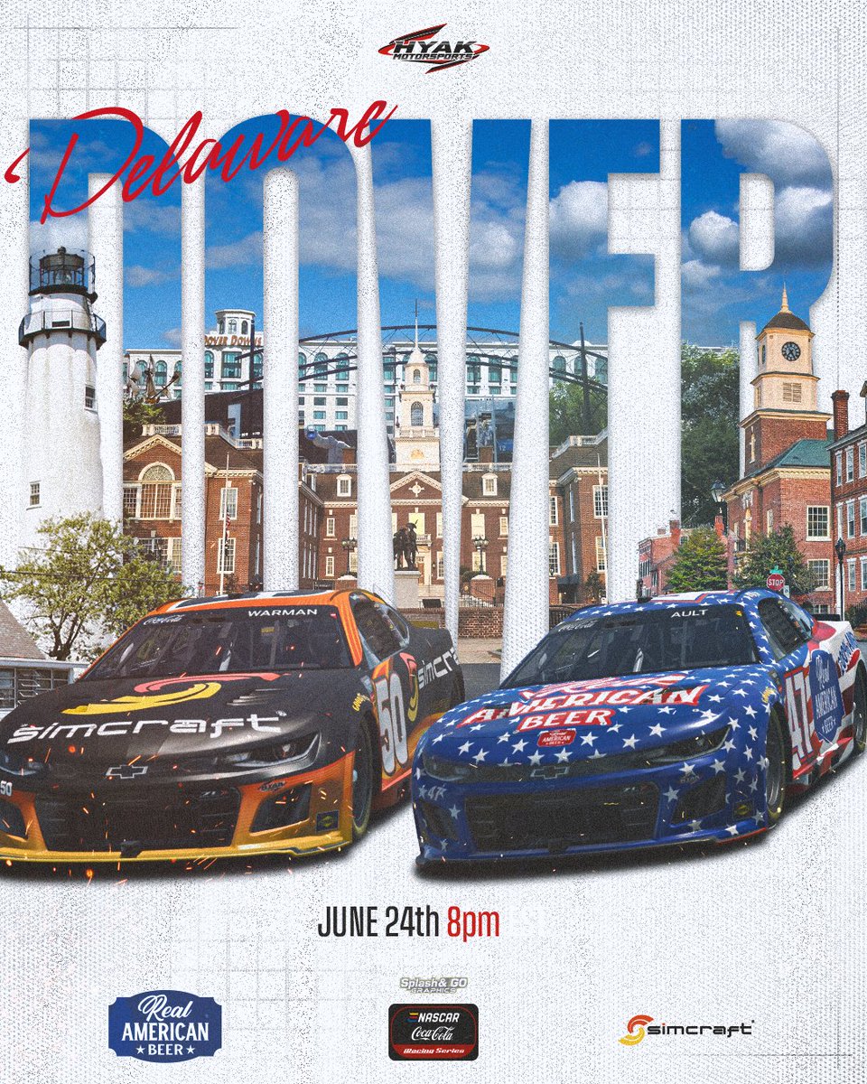 🚨 Tune In Alert! 🚨 #eNASCAR is back in action tonight at 8pm EST. Cheer on our two drivers as they take on Dover Motor Speedway! 
<a href="/dylanault42/">Dylan Ault</a> @quinnywinny84 <a href="/realamerbeer/">Real American Beer</a> 

Watch here ➡️ bit.ly/3y9VmHd