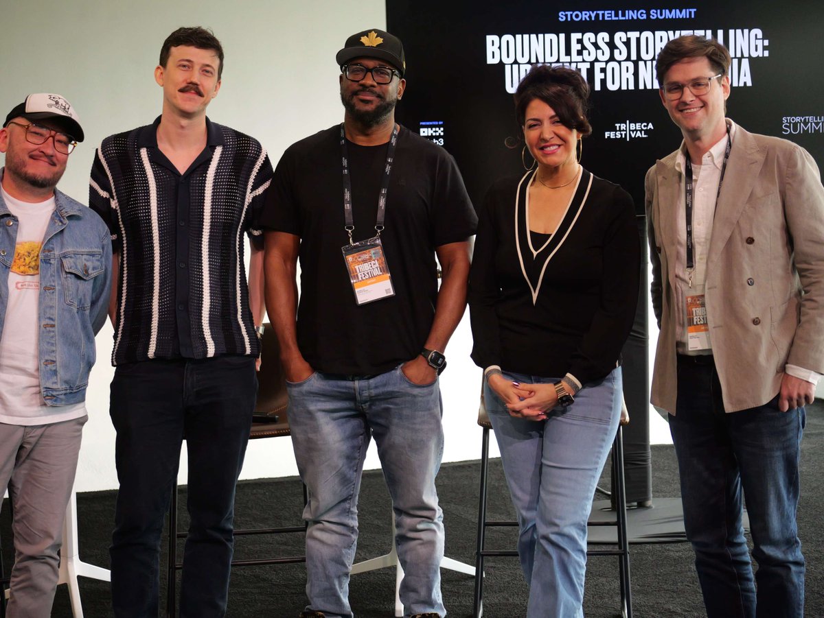 The team had a blast at Tribeca Film Festival last week talking about how various mediums like film, music, podcasts and games are offering up new ways to tell compelling stories. Huge thanks to Tribeca for having us!