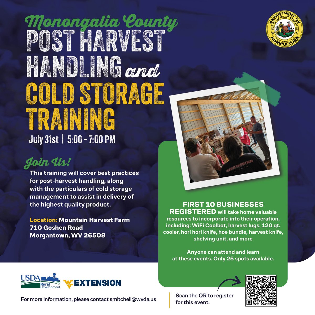 If you own an agribusiness or are thinking of starting one, this FREE training covers best practices. There are only 25 spaces available, so register to attend today, at:  form.jotform.com/251405763498162.