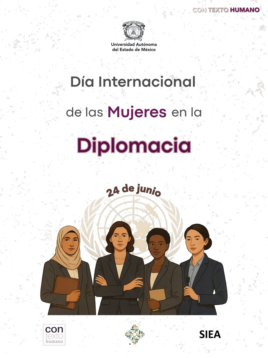 ConTexto_Humano's tweet image. 🌍 “En 2025, el panorama mundial de la diplomacia está cambiando, con las mujeres liderando este proceso.” – ONU
🔗 contextohumano.uaemex.mx/index
#ConTextoHumano #MujeresEnLaDiplomacia #IgualdadDeGénero #DesarrolloHumano #AccesoAbierto