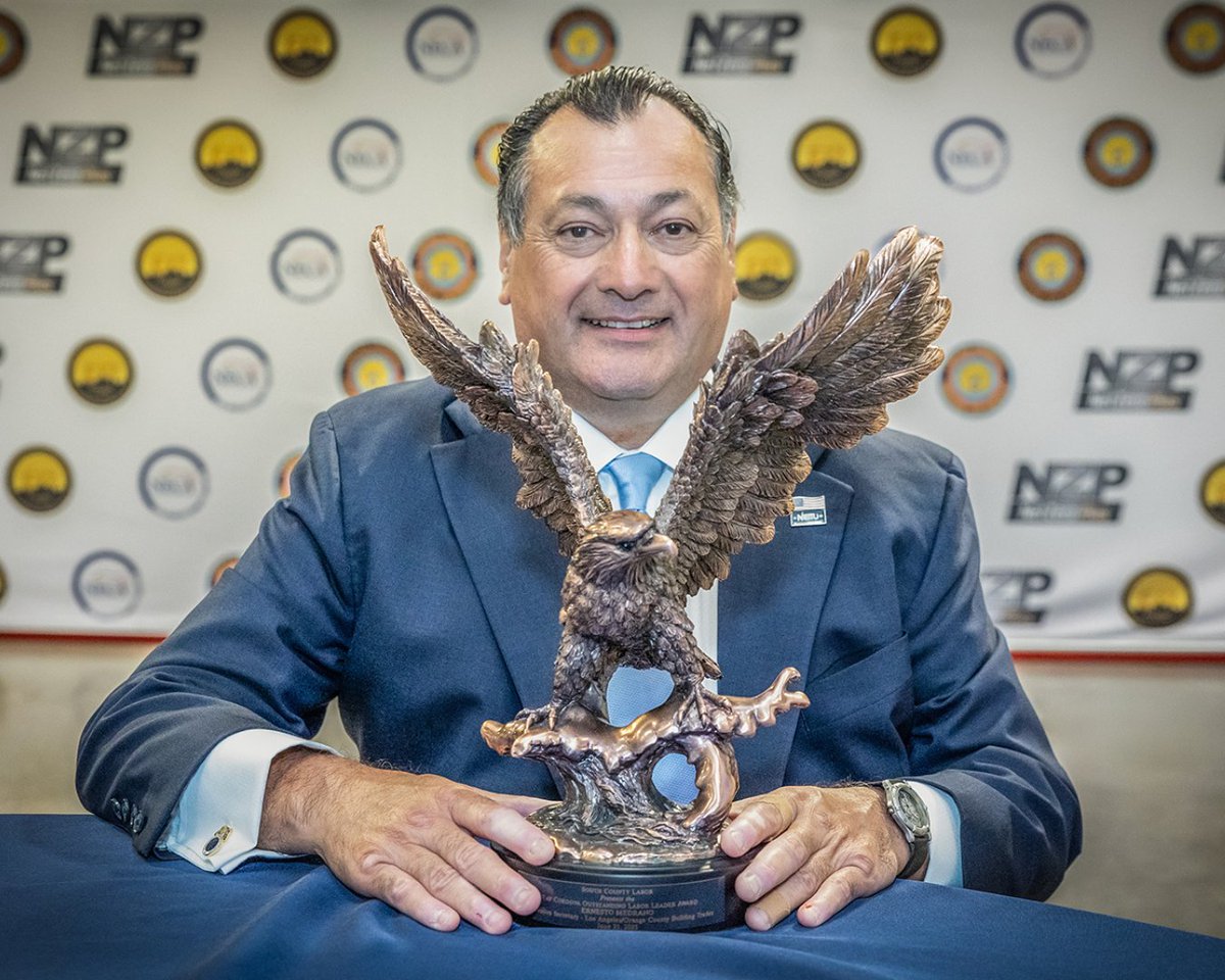 LAOCTrades's tweet photo. On Saturday, Ernesto Medrano was honored with the 2025 Ray Cordova Outstanding Labor Leader Award.

His vision, grit, and advocacy have shaped California’s labor landscape for decades.

#UnionStrong #BuildingTrades #LaborLeader https://t.co/Ky0jGz0WSq