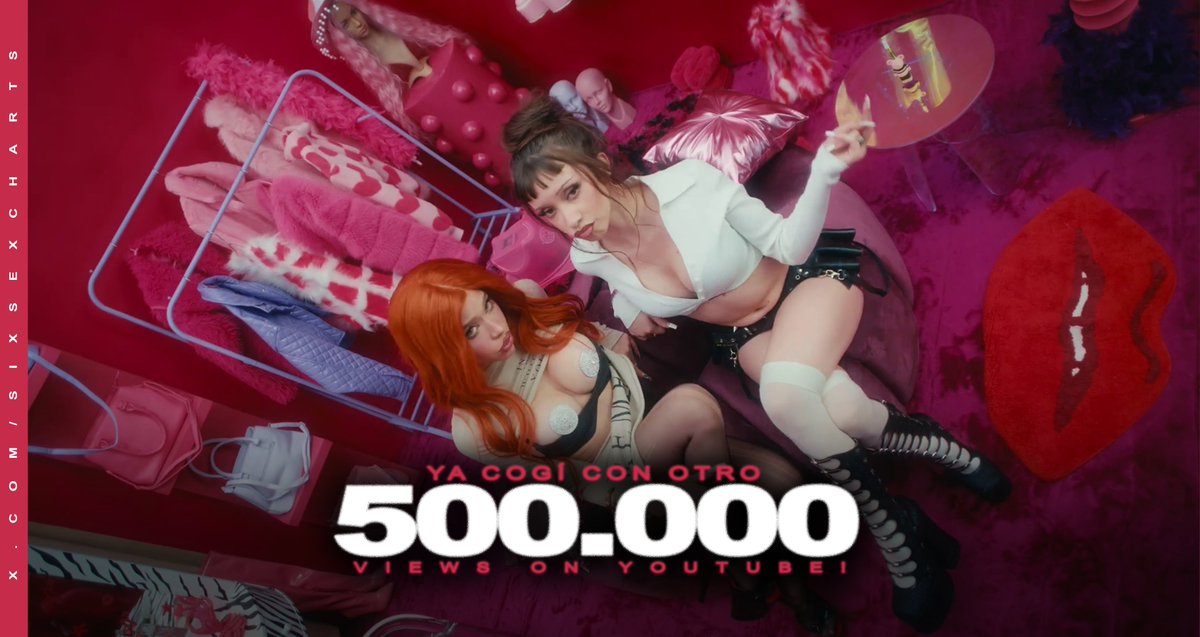 — Youtube Update!
"YA COGÍ CON OTRO", colaboración de Six Sex y <a href="/yerimua/">tu bratz favorita</a>, acaba de llegar a los 500 MIL views en youtube.