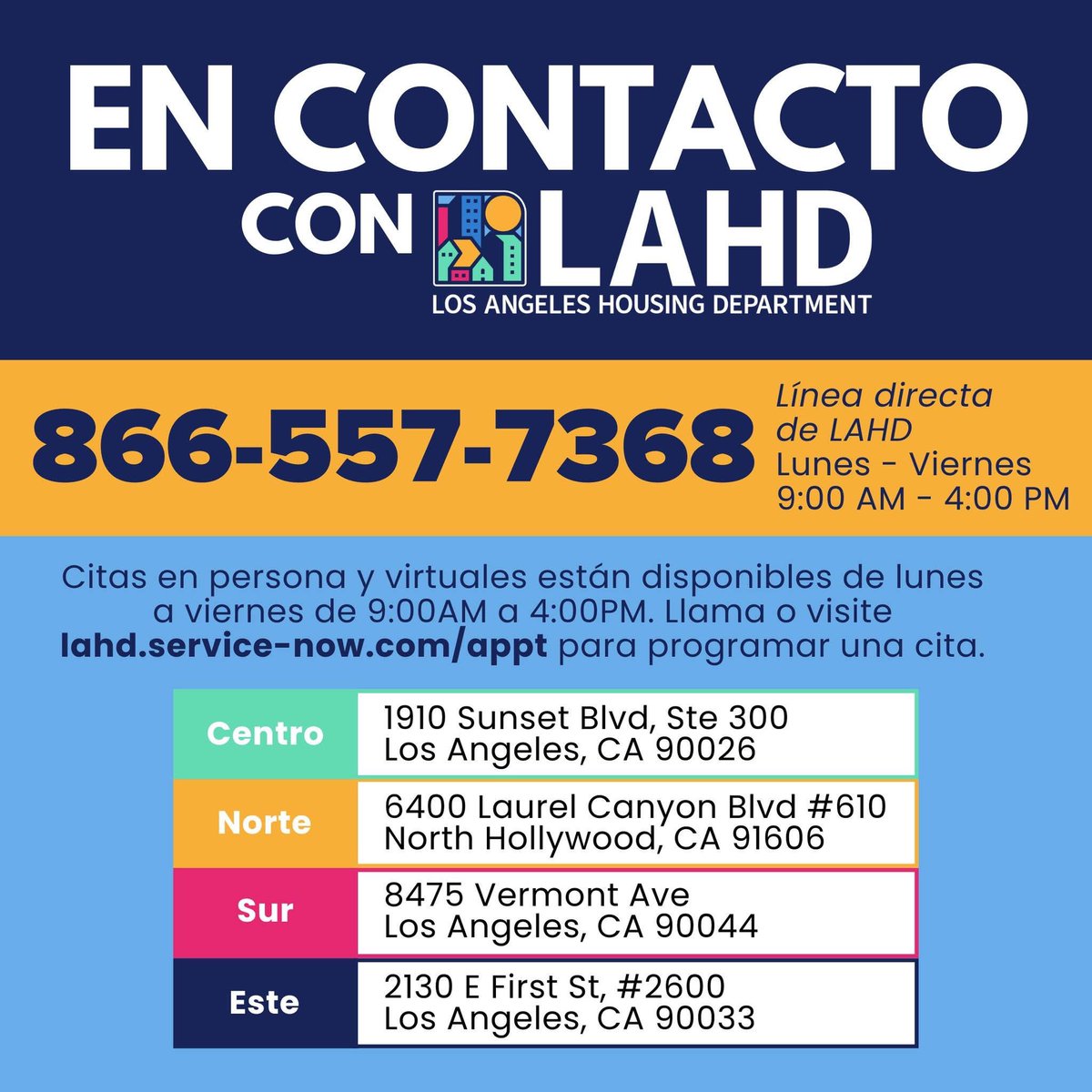 Los Angeles Housing Department tweet media