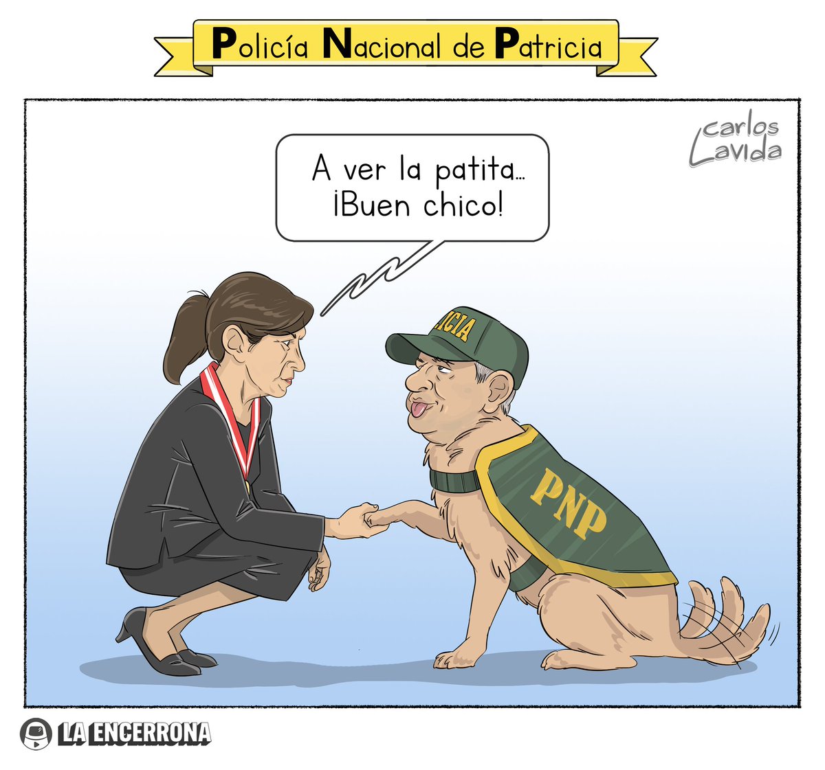 Mi viñeta de hoy para La Encerrona
#PatriciaBenavides #PoliciaNacional #JNJ