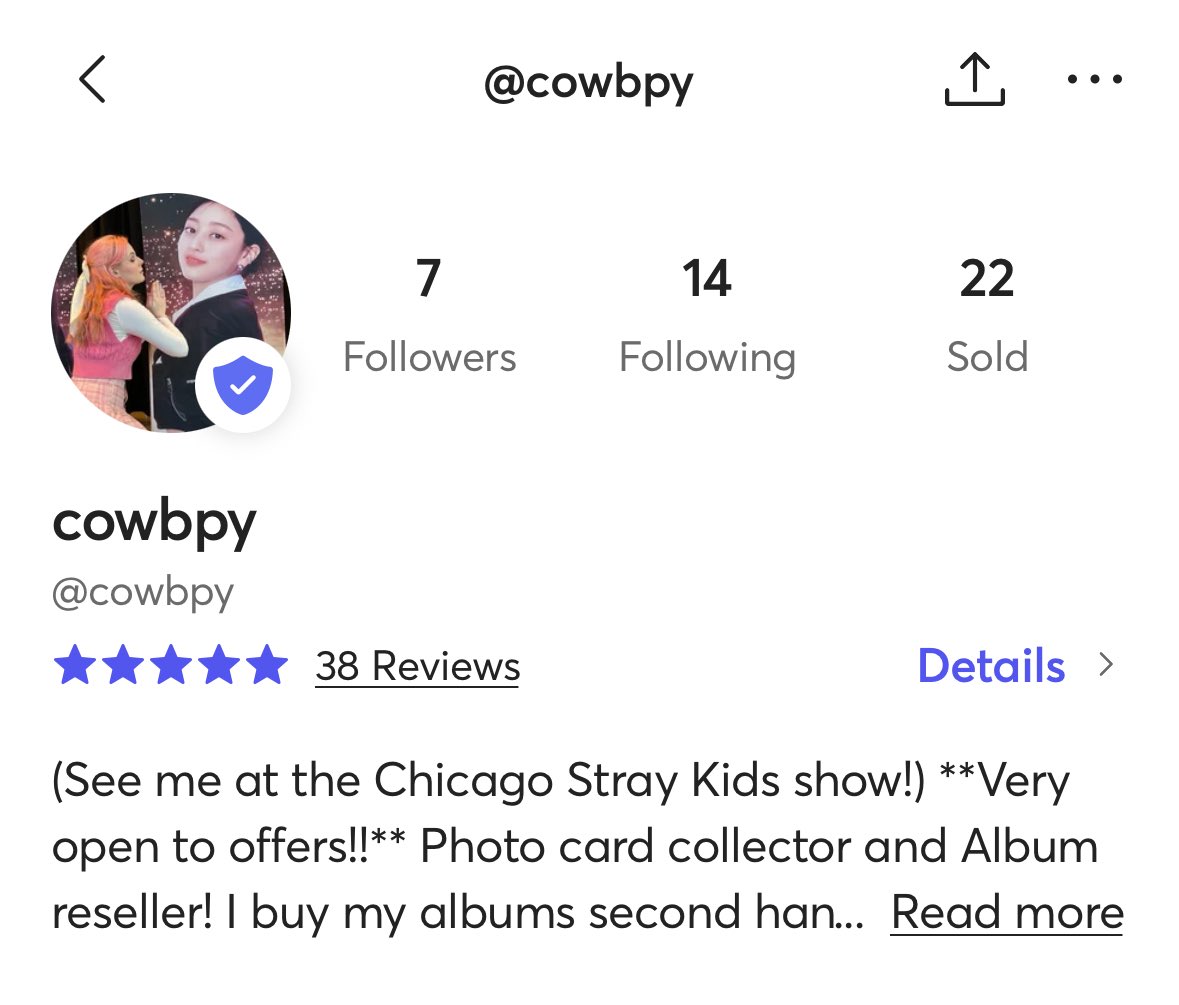 cowbpy_'s tweet photo. Hello Stays coming to Chicago to see the Stray Kids tour on 6/26! I resell albums on Mercari and am based in Chicago! If you want to buy anything and avoid shipping fees I will hand stuff out before the concert, outside wrigley field! Message me here or on Mercari! ❤️🖤 #dominATE https://t.co/viLTmSLvho