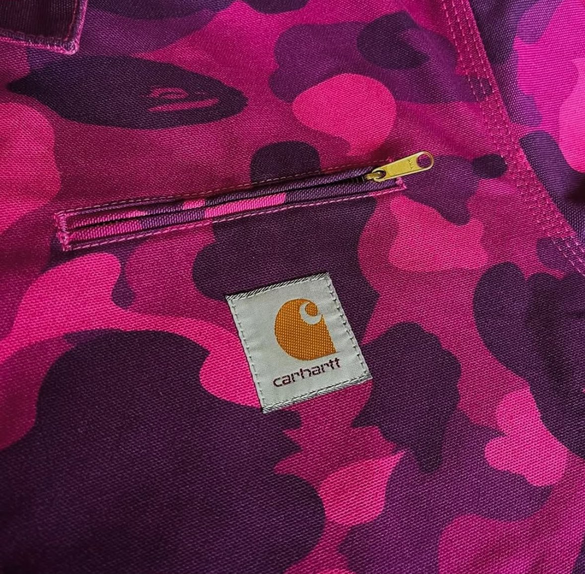 Shtreetwear's tweet photo. BAPE Carhartt Detroit Jacket https://t.co/4NNzH1gOXF