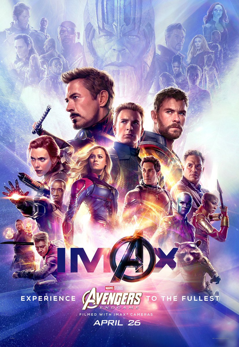 RPTheAvengers's tweet photo. ยฉ ๐ ๐ฎ๐ฟ๐๐ฒ๐น ๐ฆ๐๐๐ฑ๐ถ๐ผ๐ ๐๐๐พ๐๐พ๐๐ ๐๐๐ฒ๐ป๐ด๐ฒ๐ฟ๐!
๐ฎ๐ฌ๐ฎ๐ฑ โง ๐ ๐ผ๐๐๐๐/๐ฒ๐ผ๐๐พ๐๐ผ๐พ ๐ฅ๐๐ผ๐๐๐๐.
๐ฑ๐พ๐บ๐ฝ ๐๐๐๐พ: @RPMarvelStudios๐ซ
Hereโs your first look at the exclusive #EndgameRP poster for #IMAXRP.โ Get tickets now! https://t.co/5i5zkxx9dm