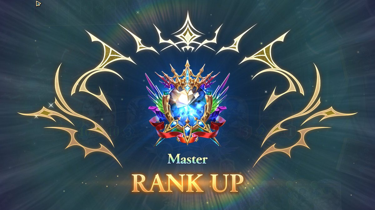 tibi_sv's tweet image. 1日遅れての報告になりますが、マスター到達しました！

全体84位、ダイヤモンド帯維持してのフィニッシュです

これからもビヨンド遊び尽くすぞー！

メインで使ったデッキは、AFネメシス・スペルウィッチ・人形ネメシスの3つ

リプにてギルメン様@1募集しております

#シャドバWB