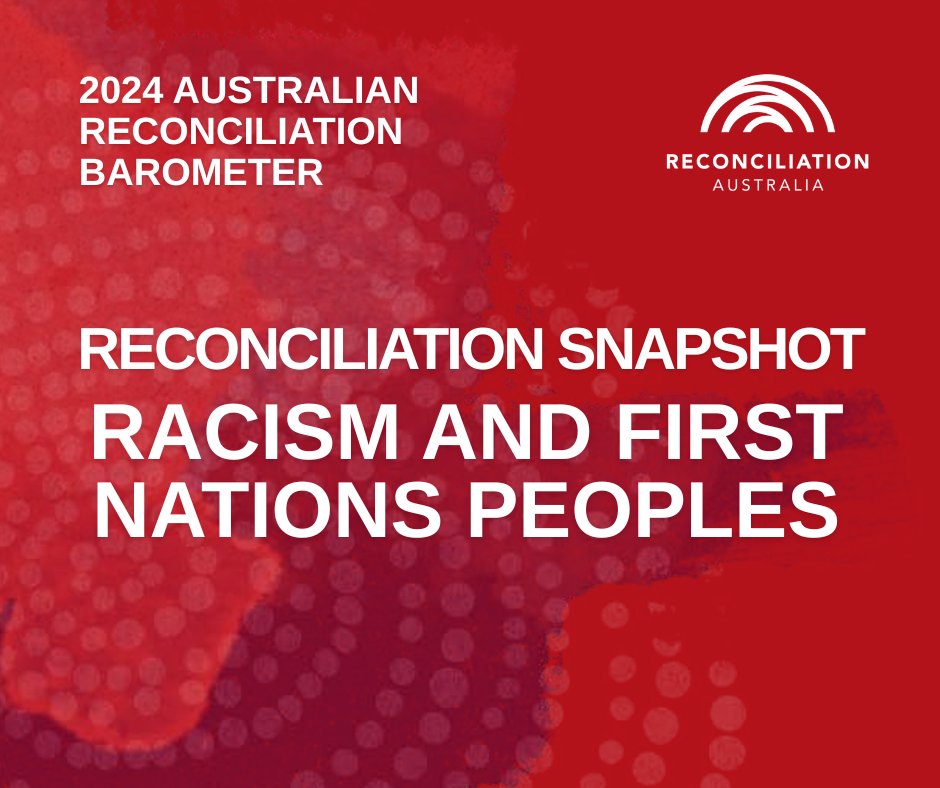 RecAustralia's tweet image. For many Aboriginal and Torres Strait Islander peoples, racism is an everyday reality.

The 2024 Australian Reconciliation Barometer (ARB) worryingly indicated a rise in First Nations people experiencing racism since the 2022 ARB.

📌 Read more: reconciliation.org.au/reconciliation…