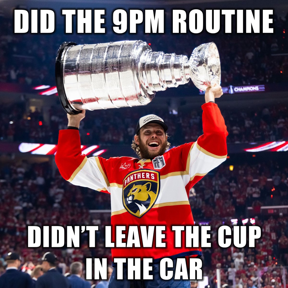 PlantationPD's tweet photo. Be a winner like the @FlaPanthers . Do the 9PM Routine.
β’ Take valuables out of your car
β’ Lock your car doors
β’ Turn on your porch lights.
#9PMRoutine
#PPDcares https://t.co/yEY9g6qvdD
