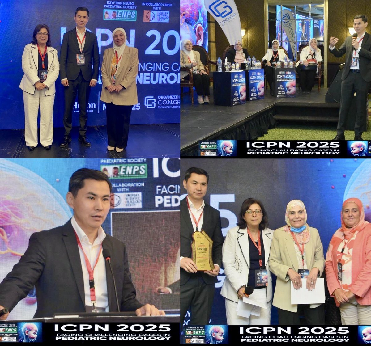 The Neurogenetics Lab ION (@ionsynapse) on Twitter photo Dr Rauan Kaiyrzhanov presented at the International Conference of Pediatric Neurology (ICPN) in Cairo 🇪🇬, sharing expert insights on movement disorders in DEEs. He also led seminars and in-depth discussions on rare neurological disease cases with Egyptian collaborators.
<a href="/UCLIoN/">UCL Queen Square Institute of Neurology</a> Dr Rauan Kaiyrzhanov presented at the International Conference of Pediatric Neurology (ICPN) in Cairo 🇪🇬, sharing expert insights on movement disorders in DEEs. He also led seminars and in-depth discussions on rare neurological disease cases with Egyptian collaborators.
<a href="/UCLIoN/">UCL Queen Square Institute of Neurology</a>