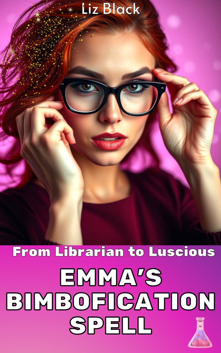 Midweek magic! Emma’s spell freed her, ‘I shine,’ she sighed. From Librarian to Luscious is $0.99 on Amazon: [amazon.com/dp/B0FBRL99KJ] #bimbofication #erotica #wednesdayvibes