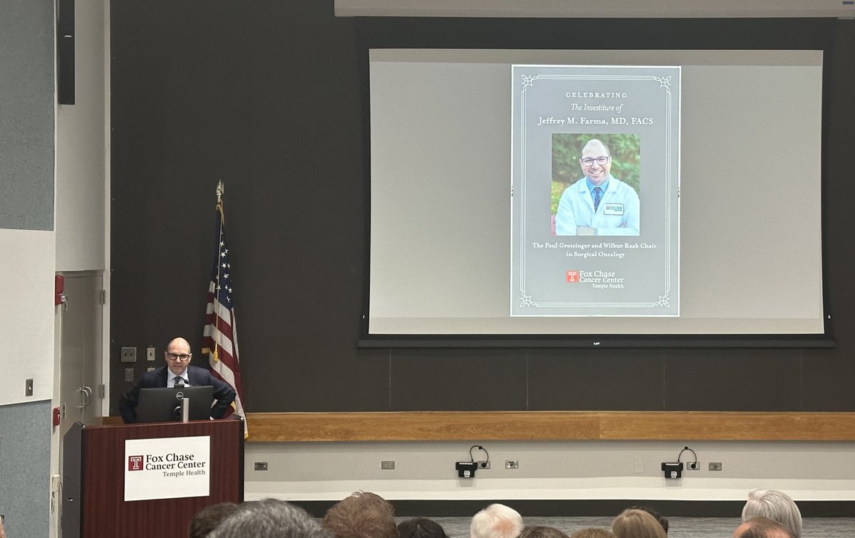 Fox Chase Surgical Oncology (@foxchasesurgonc) on Twitter photo What an incredible afternoon of celebration at <a href="/FoxChaseCancer/">Fox Chase Cancer Center</a>. Congratulations to <a href="/JeffreyFarma/">Jeffrey Farma</a> for being invested as the Grozinger and Raab Chair in Surgical Oncology! ๐คฉ What an incredible afternoon of celebration at <a href="/FoxChaseCancer/">Fox Chase Cancer Center</a>. Congratulations to <a href="/JeffreyFarma/">Jeffrey Farma</a> for being invested as the Grozinger and Raab Chair in Surgical Oncology! ๐คฉ