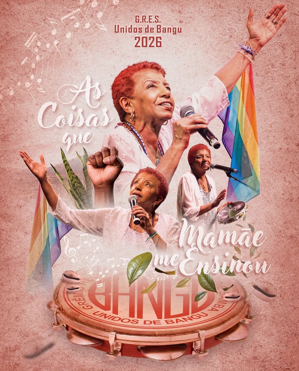 BANGU 2026: “As Coisas Que A Mamãe Me Ensinou” é o título do enredo da <a href="/unidosdebangu/">Unidos de Bangu</a> para o Carnaval 2026, em homenagem à cantora, compositora e deputada estadual, Leci Brandrão