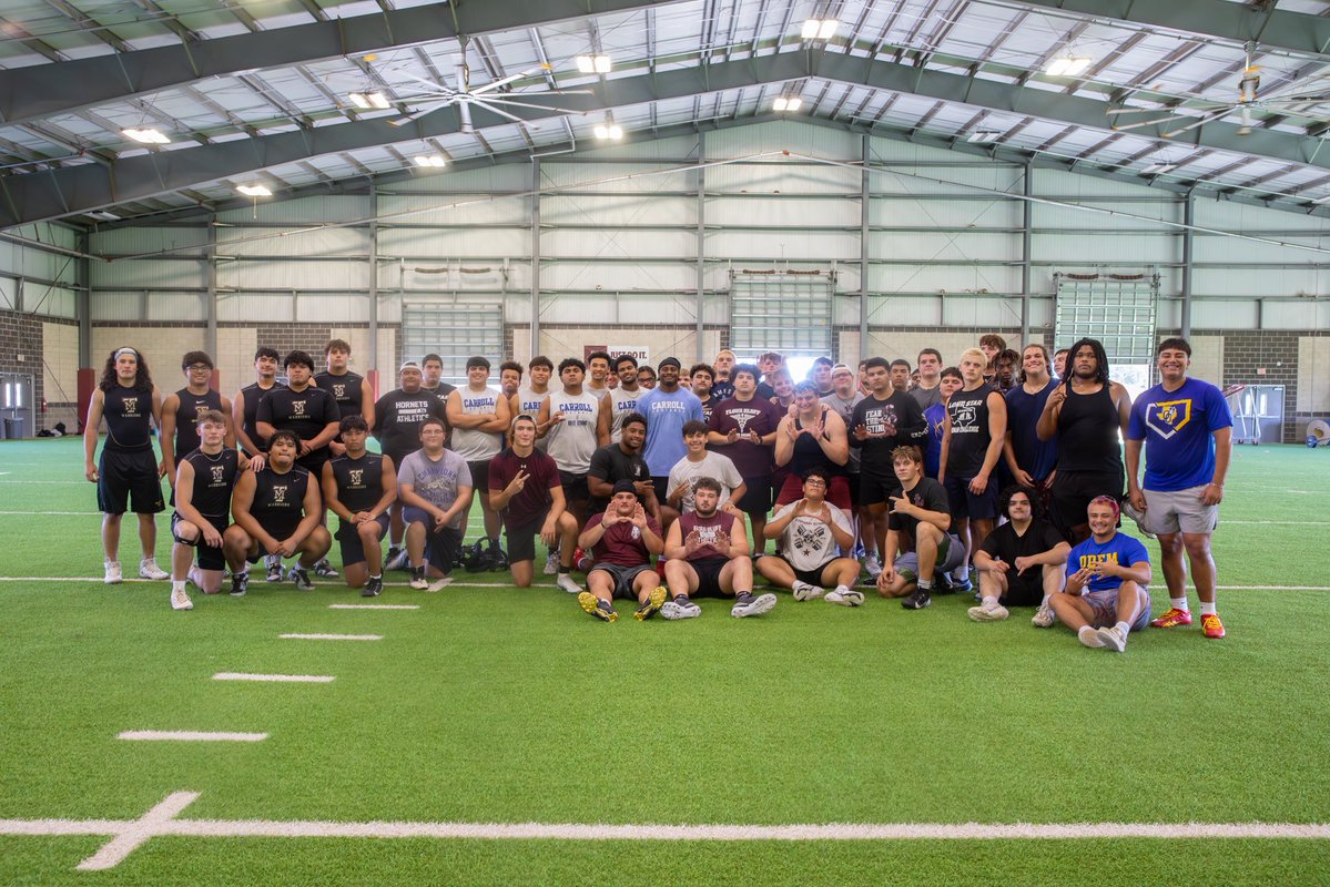 Flour Bluff Football (@fbswarmfootball) on Twitter photo Thank you to <a href="/TulosoF/">Tuloso-Midway Football</a>, <a href="/OdemOwlFootball/">Odem Owl Football</a>, and <a href="/TheProgramCTFB/">Carroll Football 🐅</a> for coming out to our Lineman Challenge today! Great afternoon of competition at The Bluff! Top 3 Finishers were Flour Bluff A, Flour Bluff B, and Carroll!
#SWARM #CPH #FAMILY Thank you to <a href="/TulosoF/">Tuloso-Midway Football</a>, <a href="/OdemOwlFootball/">Odem Owl Football</a>, and <a href="/TheProgramCTFB/">Carroll Football 🐅</a> for coming out to our Lineman Challenge today! Great afternoon of competition at The Bluff! Top 3 Finishers were Flour Bluff A, Flour Bluff B, and Carroll!
#SWARM #CPH #FAMILY