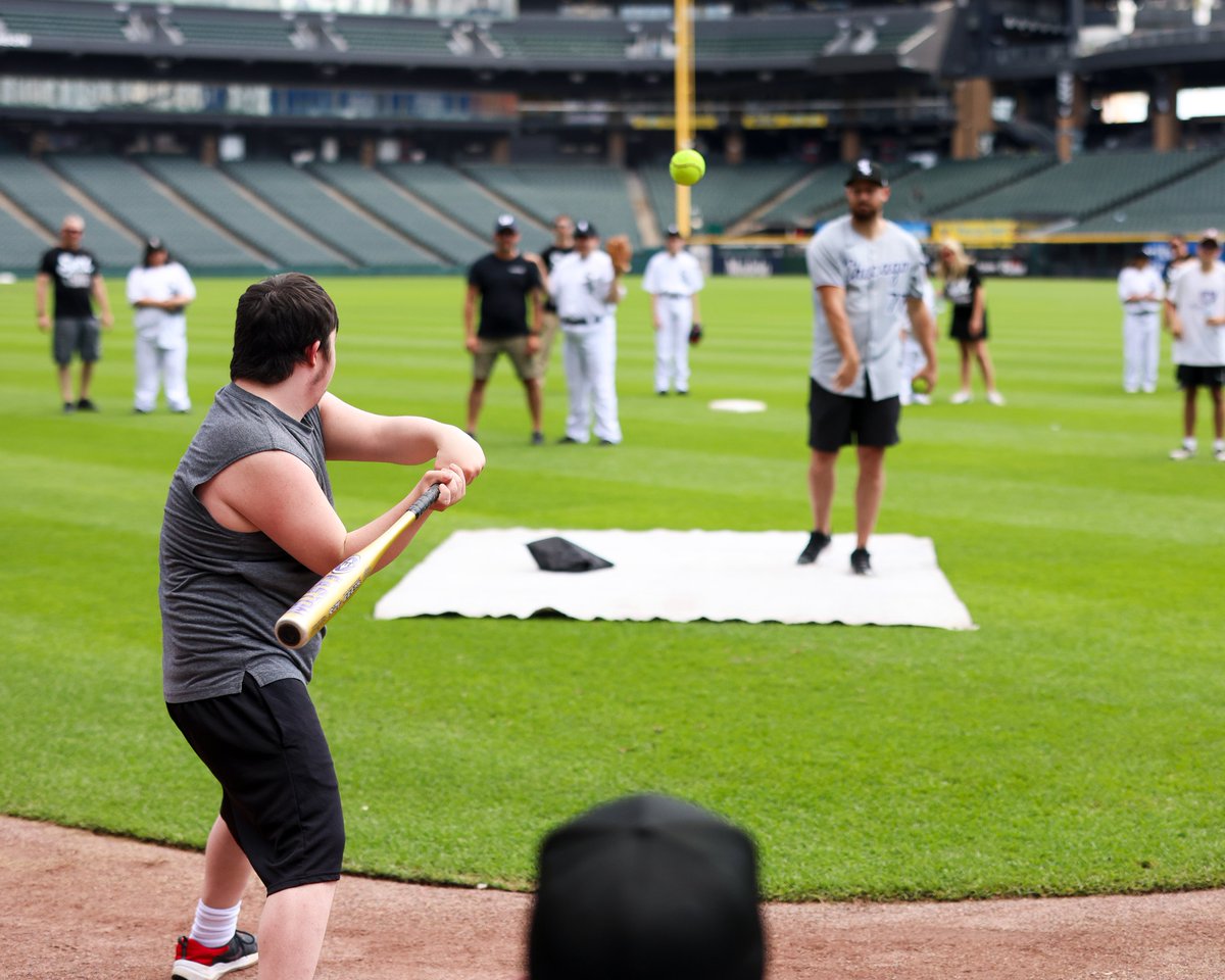 whitesox's tweet image. Earlier today, we welcomed 30 young athletes with disabilities to Rate Field for a Miracle League exhibition game!