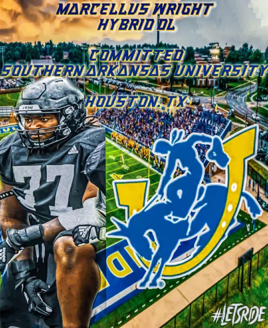 Committed. Home sweet home. SAU, let’s handle business. <a href="/Coach_Langley/">CoachLangley</a> <a href="/coachddean/">Dionte Dean</a> <a href="/SAUFootball/">Mulerider Football</a> #Muleriders #OnTheWay