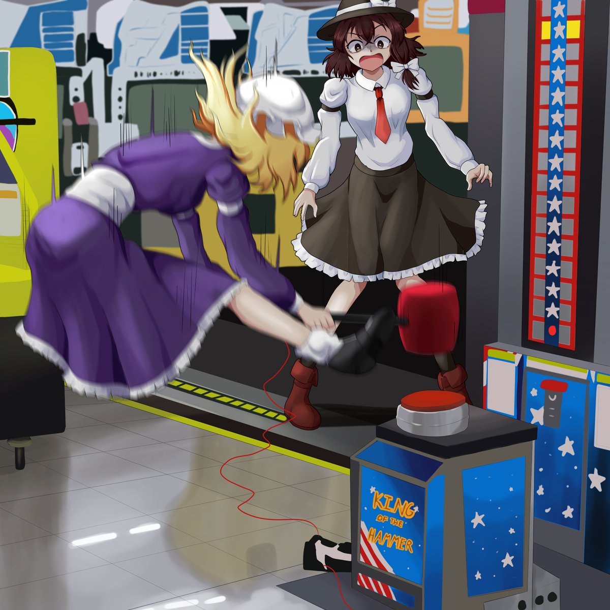hifuu club at the arcade #touhou
