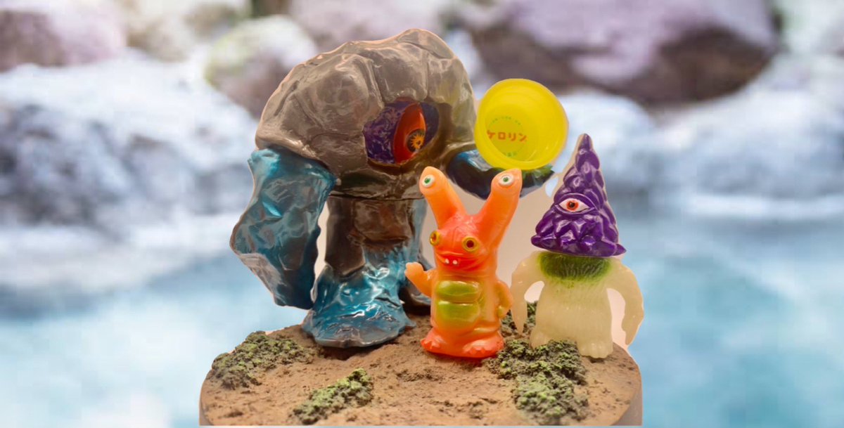 senoonandesu's tweet photo. 森での遭遇からの…→ かけ湯の勧め→ 和解
#sofuvi #ソフビ #sofvi #vinyltoy #softvinyl #toycollecting #arttoy #怪獣ソフビ #温泉怪獣 #kaiju #monster #toylife #温泉 #onsen #monstertoys #怪獣 https://t.co/oo1fuWvsYg
