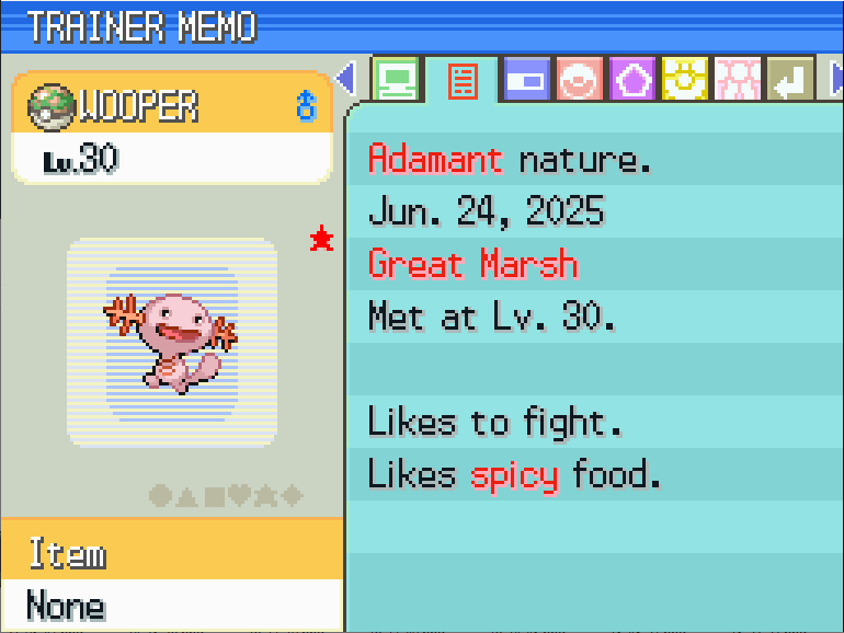 ecoin_art's tweet photo. Shiny Wooper in only 375 encounters for #SafariWeek2025!! ✨
He was caught first ball!

I fear I've used all of my luck for the week https://t.co/DuFpLkGFan