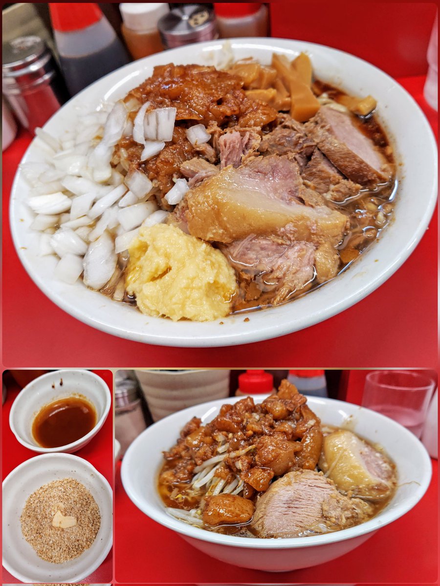 ラーメン二九六　柏
ラーメン中 限定４＋生🥚
濃口醤油で竹岡風にまとめたスープが妙にはまって再訪
SKみたいにTKなんつってずっとやってくれればいいのにね
熊本ってTPも試してみたくて再入店してラーメン小
結構量多めで提供されるので最初からケチらず投入してもいいね🍜