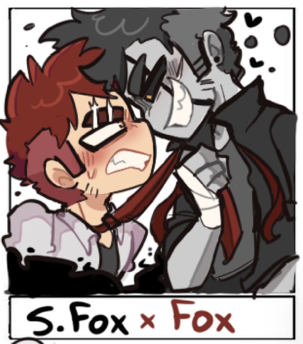 RedMyst_'s tweet image. #springsagi #fox #shadowfox (i dont know their ship name :()