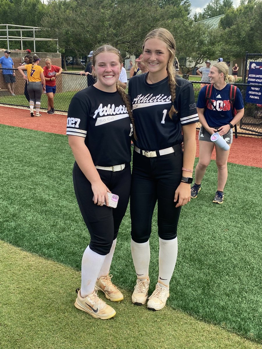 addiehicks_1's tweet image. Had a great time with @kayleigh_jacks at the University of South Alabama camp today! Got some great work in and met a lot of new friends! @SouthAlabamaSB @Athletics_2027 @BSherSB