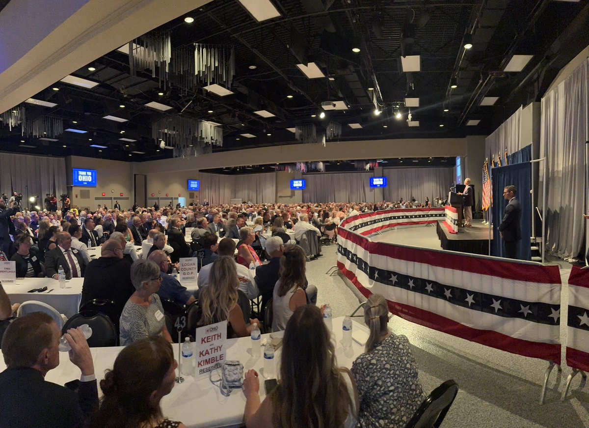 RobertCSprague's tweet image. I was deeply honored to deliver the invocation to an absolutely packed house in Lima tonight in support of Ohio’s own Vice President JD Vance, and to thank President Trump and him for helping end Iran’s nuclear ambitions.
God bless America for its leadership and decisive action…