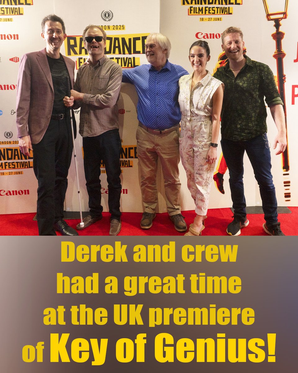 Derek Paravicini (@derekparavicini) on Twitter photo Derek and all of us who know and work with him had a wonderful time at the premiere of Key of Genius at the <a href="/Raindance/">Raindance Film Festival</a> Film Festival on Saturday! Thank you to all who attended and congratulations to all of the other films at the festival. #music #shortfilm #keyofgenius Derek and all of us who know and work with him had a wonderful time at the premiere of Key of Genius at the <a href="/Raindance/">Raindance Film Festival</a> Film Festival on Saturday! Thank you to all who attended and congratulations to all of the other films at the festival. #music #shortfilm #keyofgenius