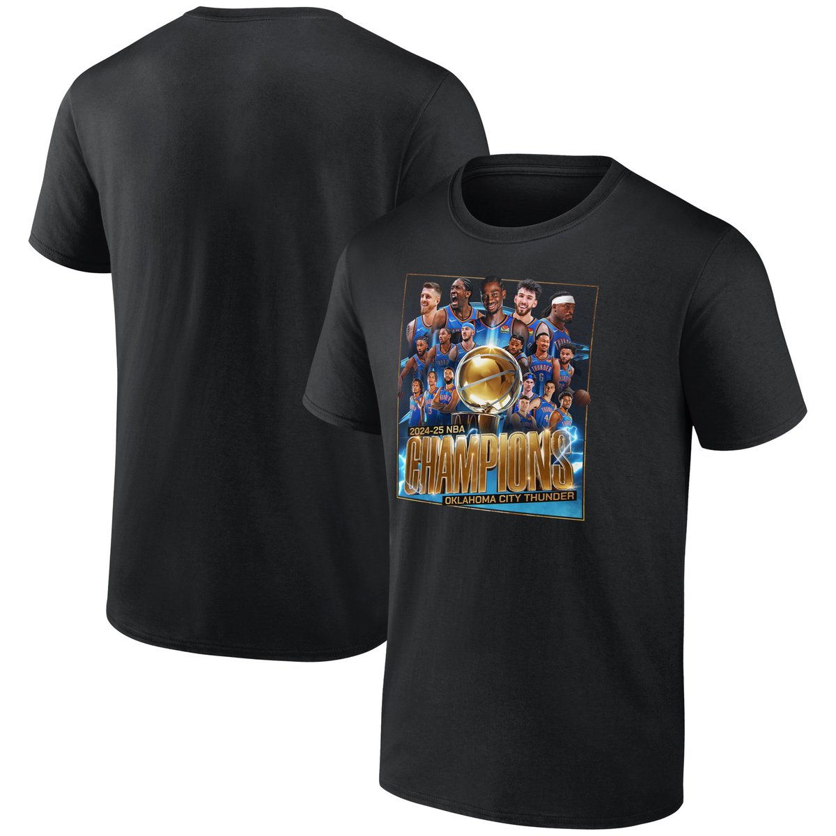 NBASTORE's tweet image. The Oklahoma City Thunder are officially crowned the 2025 NBA Champions! Commemorate the moment with our Roster Photo Tee, available NOW!
➡️ store.nba.com/oklahoma-city-…