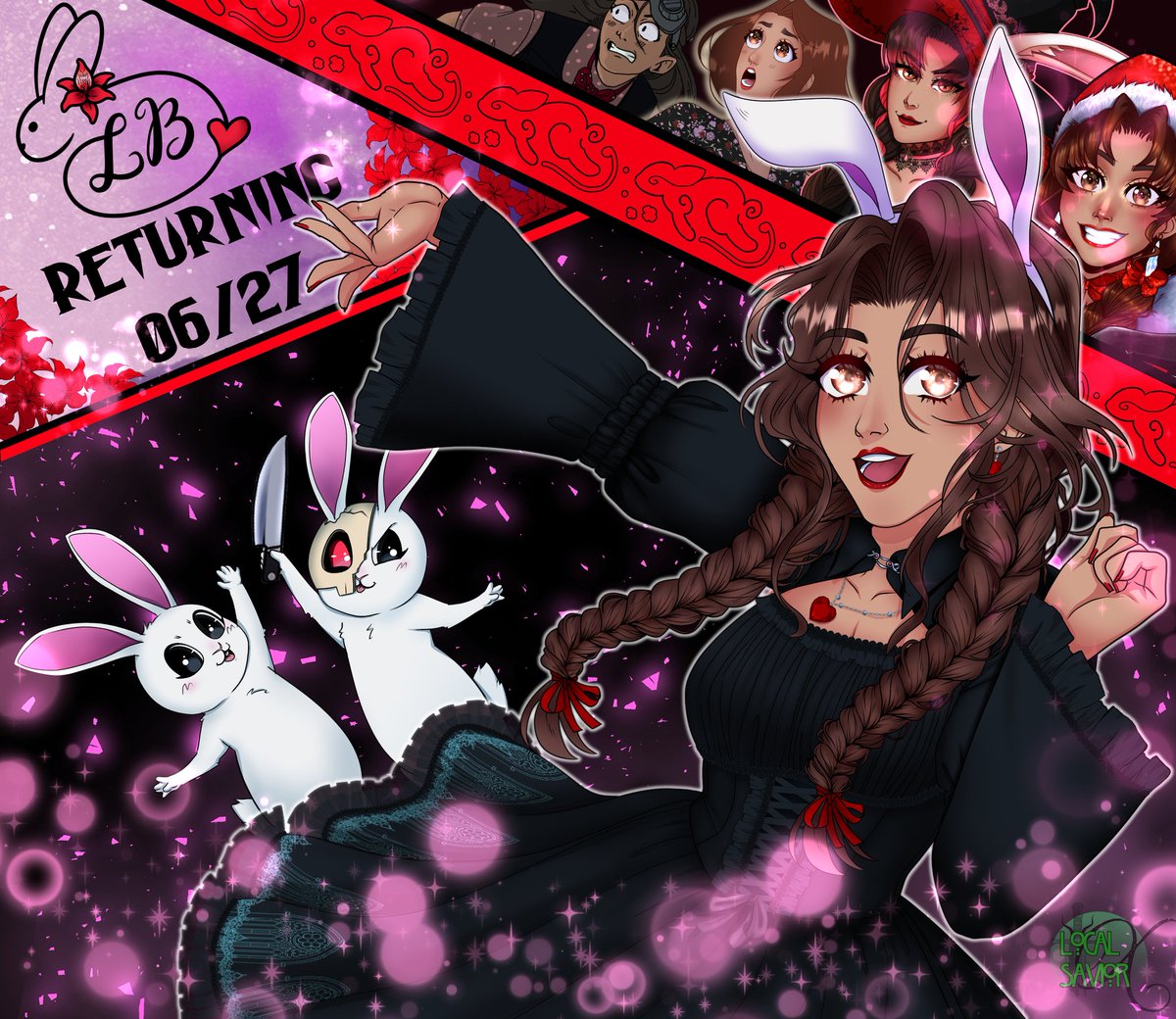 I'm so excited, it's finally happening!! I'll be returning to stream this Friday at 9 pm central time!! Plus, we are bringing our monthly giveaway back for indie developers!!