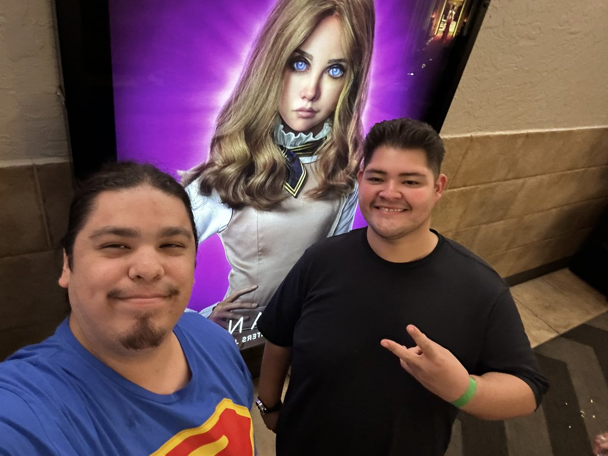 aaronlovesfilm's tweet photo. EXCITED TO BE AT THE MEGAN 2.0 SCREENING!!!! #m3gan2 #m3gansa #morochmovieclub https://t.co/bTg2vhfMvC