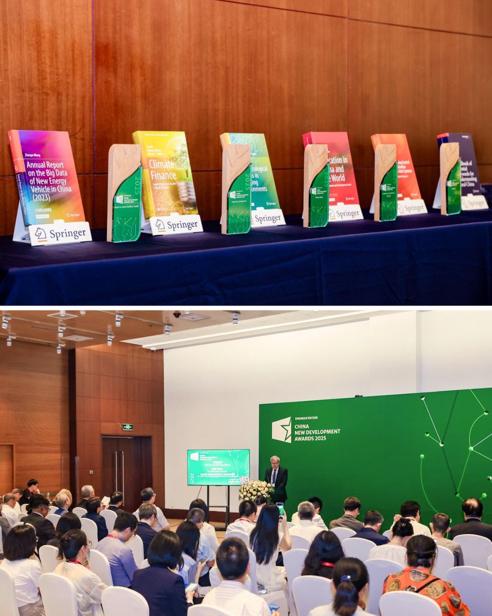 Last week at the Beijing International Book Fair, we welcomed colleagues and guests to our booth and celebrated the “China New Development Awards.” The winning books address various SDGs, with five published open access. Congratulations to all authors!