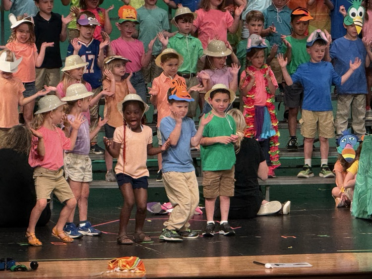 Rumble in the Jungle with students from Mrs. Boyer's, Mrs. Harrison's, Mrs. McQuillan's, and Mrs. Tatakis and Ms. Edkins's classes. #WEareHFL