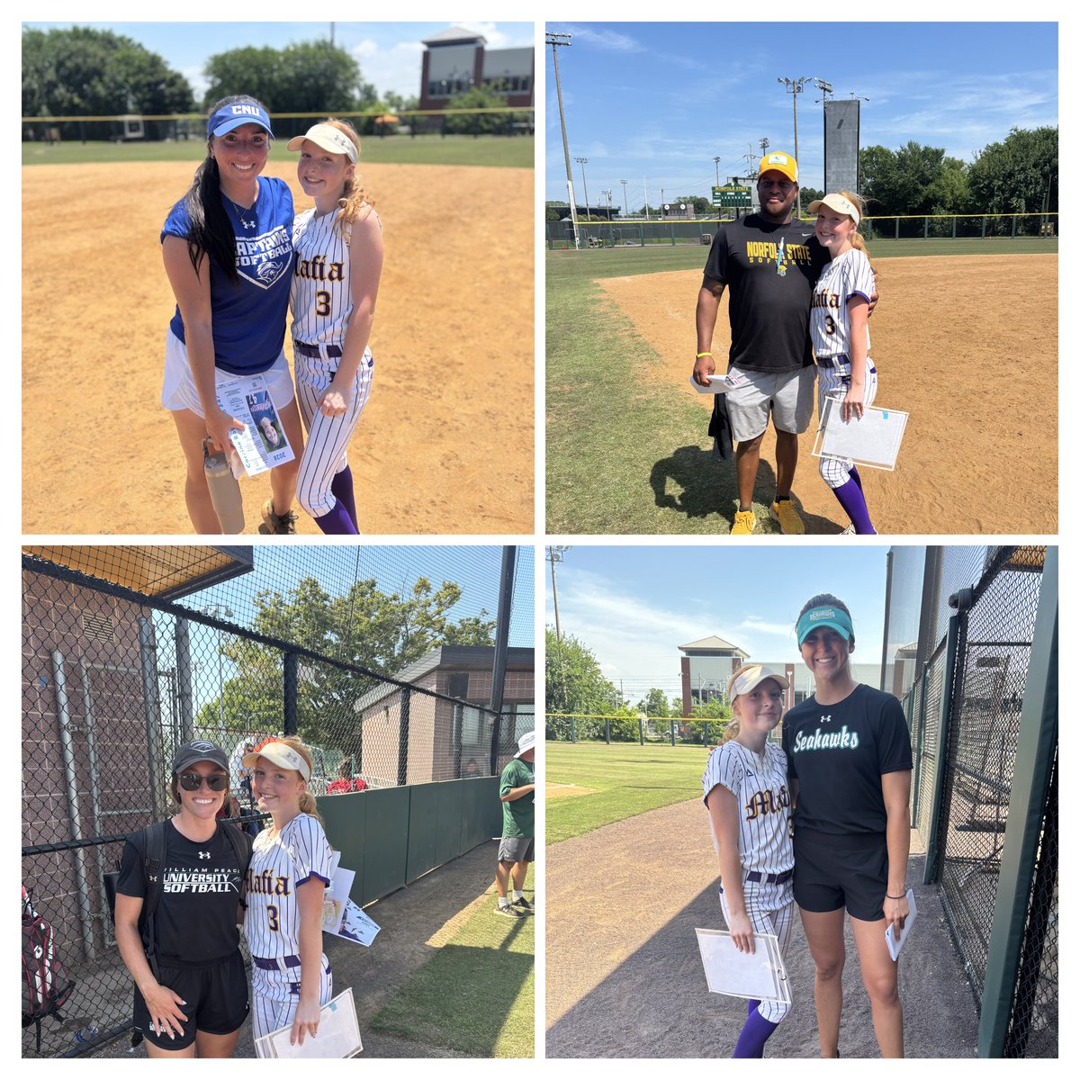 haidynwork2028's tweet image. Thank you @nsusoftball for the opportunity to come out to the College Coaches Showcase Camp today! Thank you to all of the coaches who worked with me today! @UNCWsoftball @PHCC_Softball @VWUSOFTBALL @CNUSoftball William Peace University, Barton College & Richard Bland College