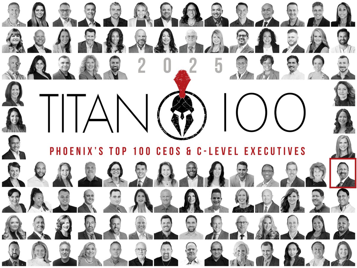 Titan CEO has announced the 2025 Phoenix Titan 100, recognizing the region’s top 100 CEOs and C-level executives for exceptional leadership, vision, and passion. Kevin Rowe, Esq., was named a 2025 Phoenix Titan 100 honoree. lernerandrowe.com/kevin-rowe-nam…