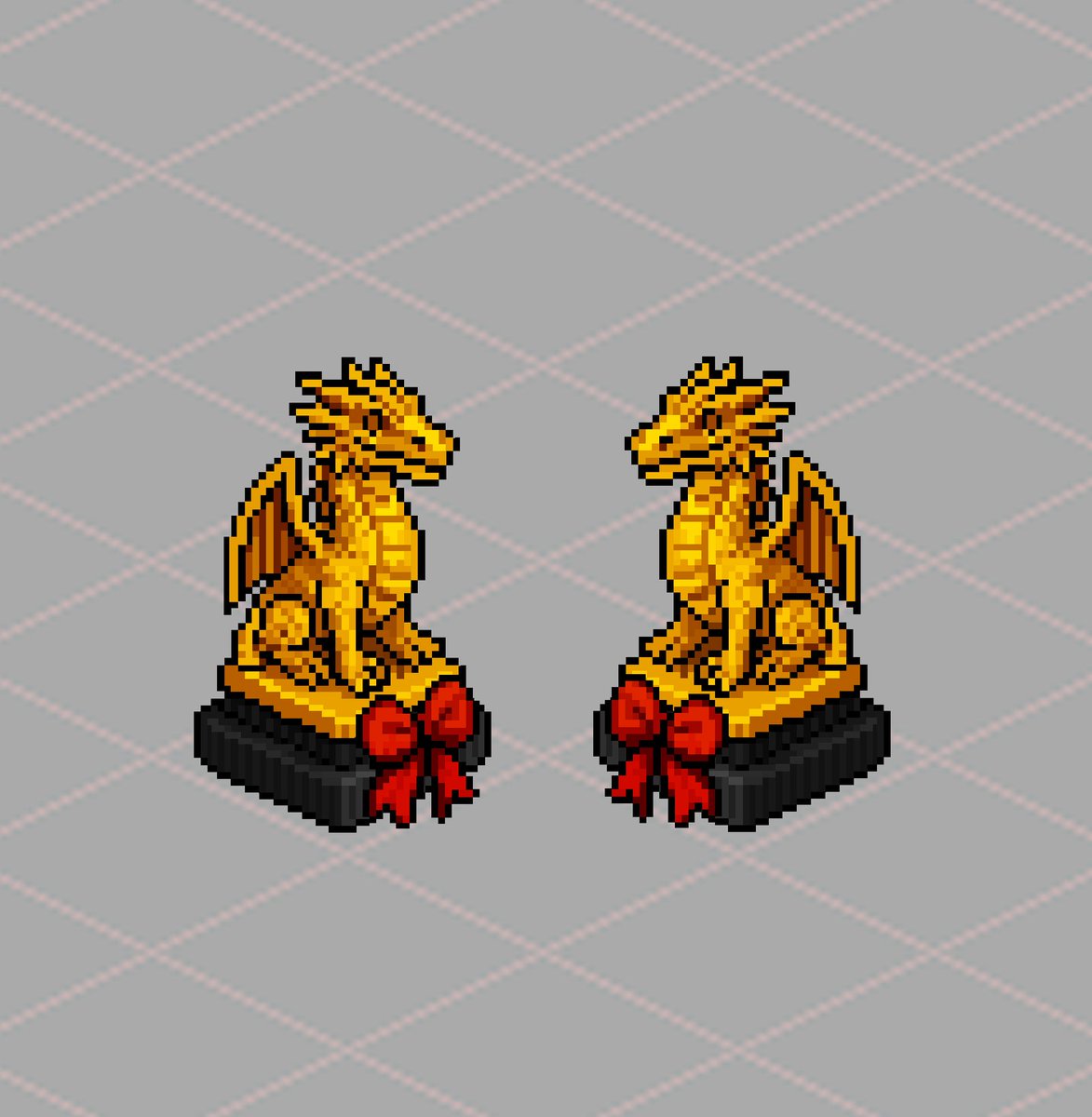 bravurahabbo's tweet photo. My entry for Habbo's 1st Anniversary Furni Design Contest. 🐉🪙

Can you imagine having this dragon all your own —
to mark one year since our community has grown? 

@H_Stronghandle @SulakeDominic @SulakeMorgana @HabboOrigins #HabboHotelOrigins #HabboOrigins #habbo https://t.co/s983y8oSeR