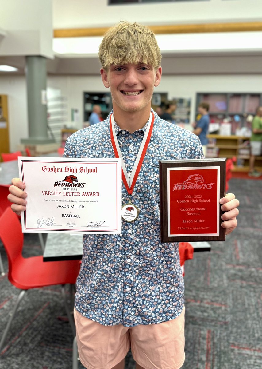 Jaxon Miller (@jax_miller2009) on Twitter photo <a href="/baseball_goshen/">GHS Baseball</a> Varsity Letter βοΈ
Freshman Scholar Athlete Award
Varsity Coaches Award
Unbelievable year. Memories to last a lifetime. Thank you Seniors! <a href="/baseball_goshen/">GHS Baseball</a> Varsity Letter βοΈ
Freshman Scholar Athlete Award
Varsity Coaches Award
Unbelievable year. Memories to last a lifetime. Thank you Seniors!