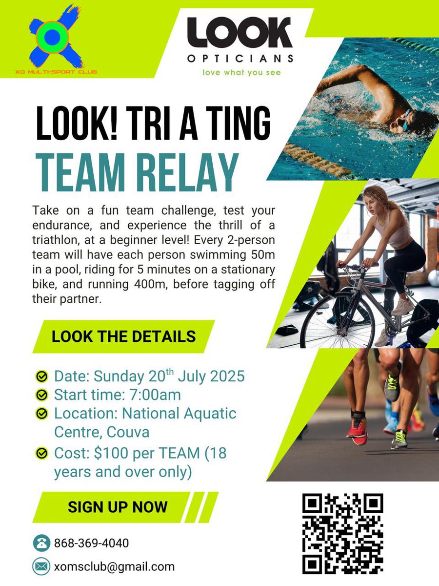 kramTT's tweet image. We having a micro-triathlon relay next month. 

Try it out!!!
