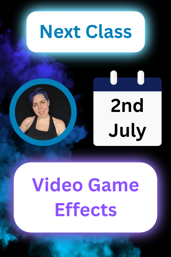 SarahNightVA's tweet photo. 📅Next workshop available to book is:

✨Video Game Effects: From Indie to AAA✨

8 participants maximum - £50 / place

2nd July - 12pm-2pm GMT+1 (BST)

https://t.co/E6WqC203Jt to book! https://t.co/kohfw3QyCY