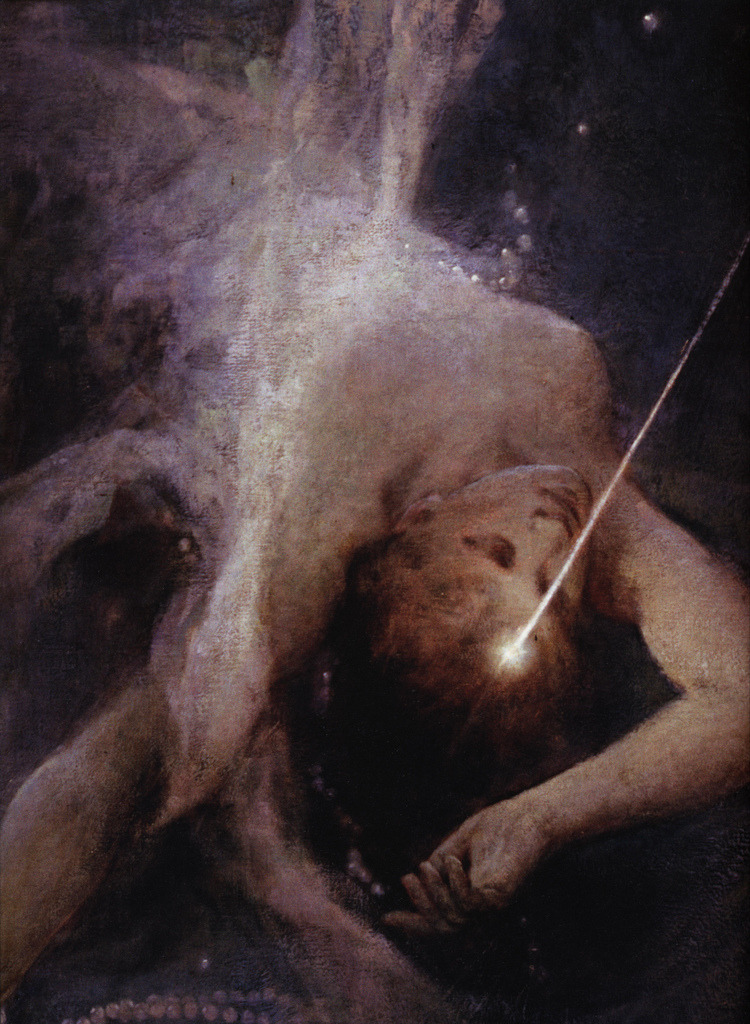 Falling Star, 1884, by Witold Pruszkowski (detail)