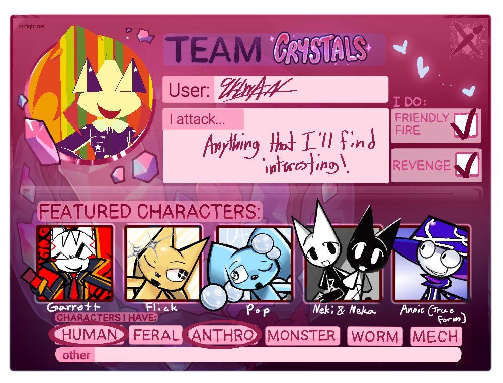 qklwan's tweet image. Hello people in Artfight
artfight.net/~qklwan
#artfight2025