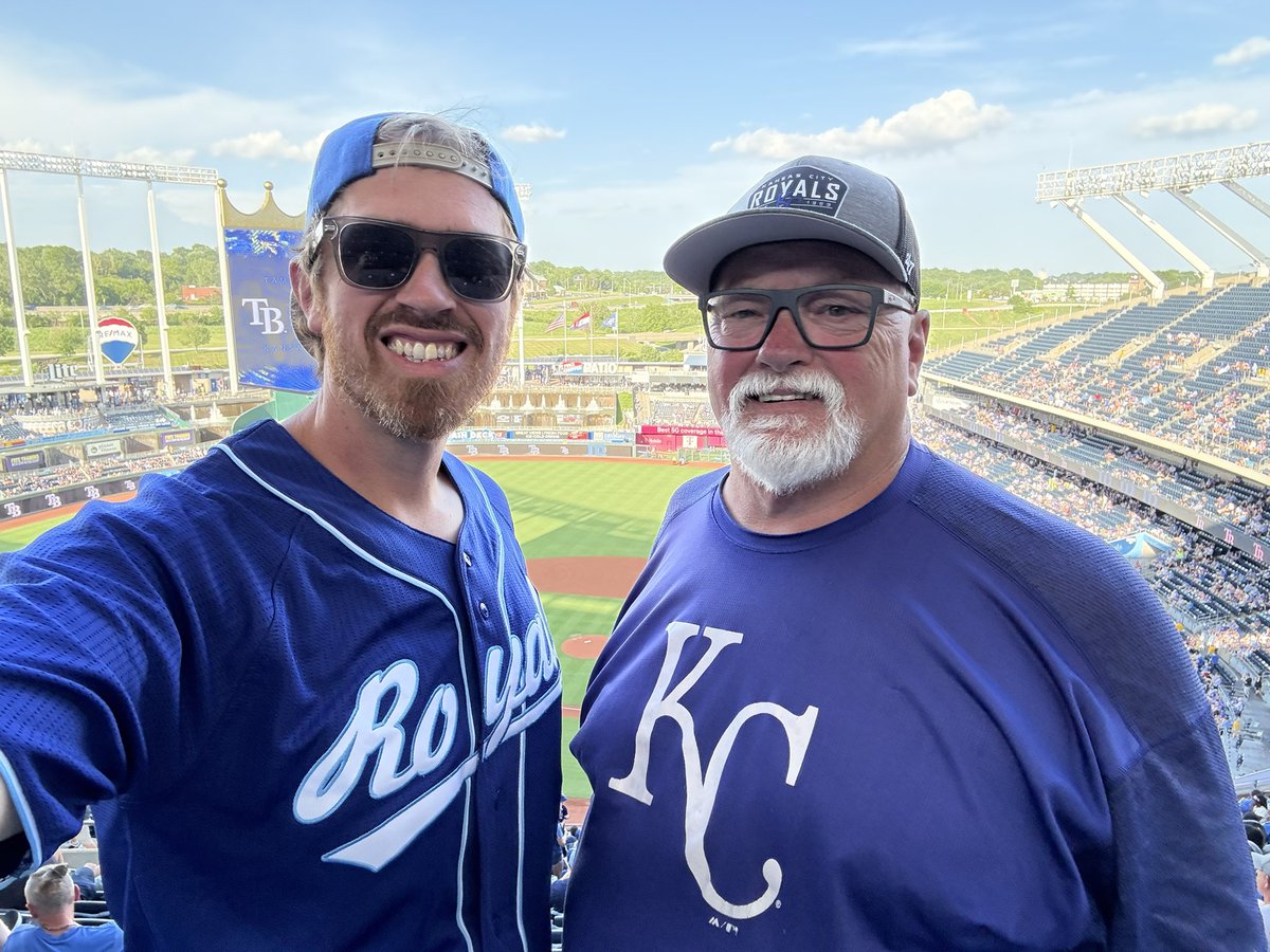 Kyle Tyler (@kjtyler7) on Twitter photo Dollar dogs in the cheap seats with the pops at the <a href="/Royals/">Kansas City Royals</a>! Find me a better way to spend a summer evening. Dollar dogs in the cheap seats with the pops at the <a href="/Royals/">Kansas City Royals</a>! Find me a better way to spend a summer evening.